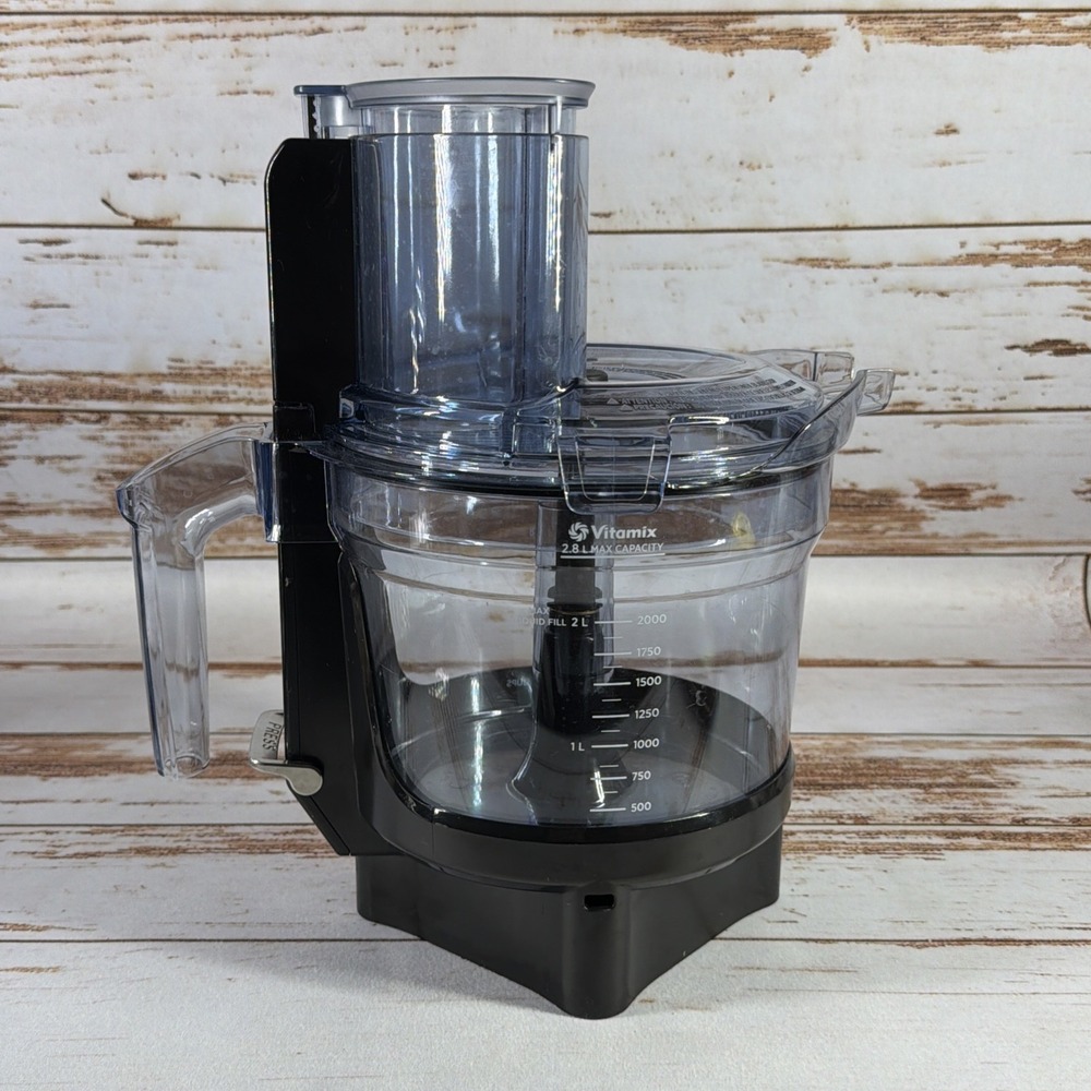 Vitamix 12-Cup Food Processor Bowl Attachment w/ Lid NO BLADES Used
